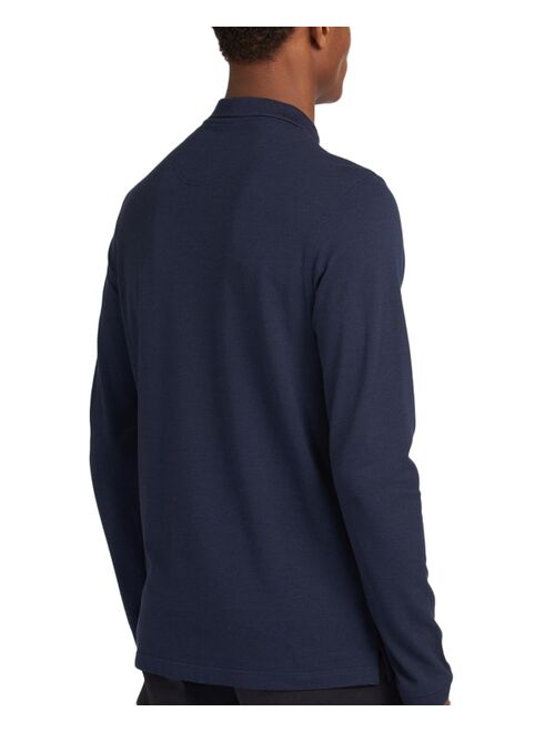 BARBOUR Men's Essential Long-Sleeve Pocket Polo Shirt