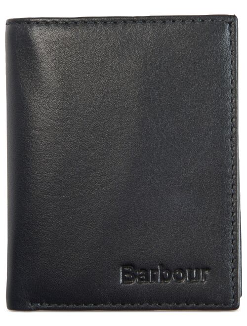 BARBOUR Colwell Small Leather Billfold Wallet