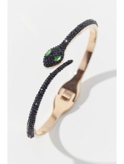 Rhinestone Snake Cuff Bracelet