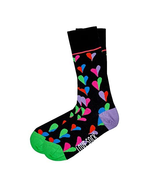 Love Sock Company organic cotton colorful fun novelty crew socks