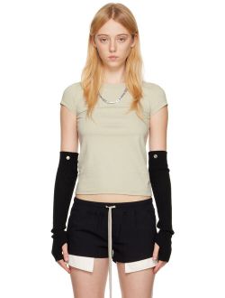 Off-White Cropped Level T-Shirt