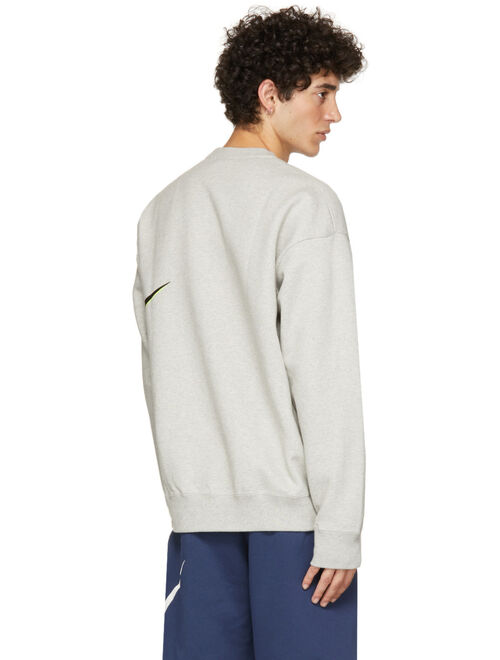 NIKE Grey Kim Jones Edition Fleece Crew NRG Sweatshirt