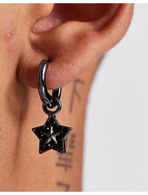 WFTW pop punk star earring set in gunmetal