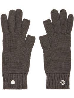 Gray Wool Touchscreen Gloves