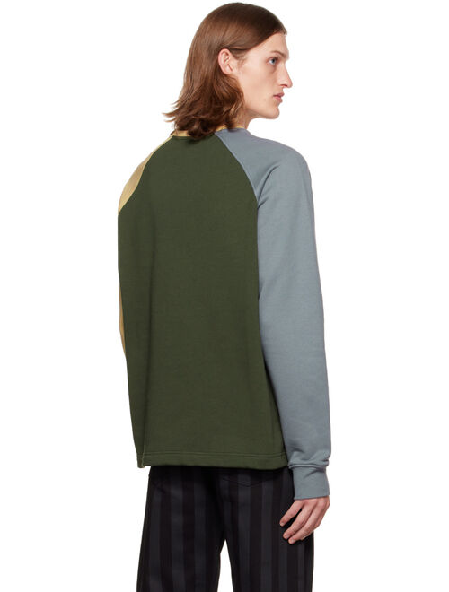 JW ANDERSON Green Raglan Sweatshirt