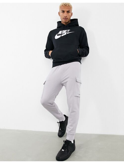 Nike Club Fleece HBR hoodie in black