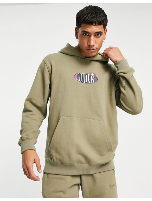 adidas Originals 'Area 33' hoodie in khaki