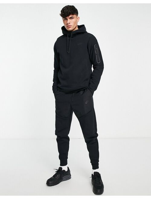 Nike Tech Fleece hoodie in black