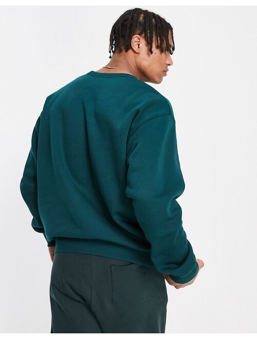 Reebok classics wardrobe essentials sweatshirt in forest green