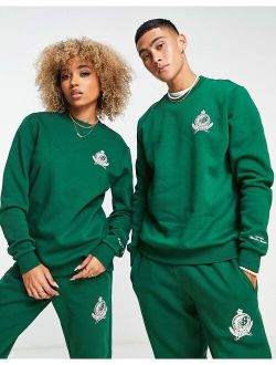 Unisex Members Club sweatshirt in dark green