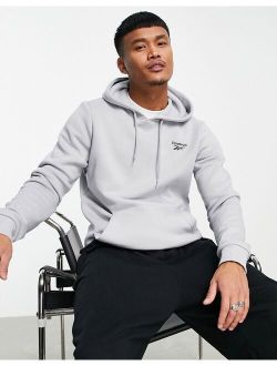 small logo hoodie in gray