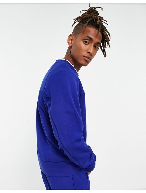 Nike Air crew neck sweatshirt in royal blue
