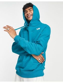 Zumu fleece hoodie in blue