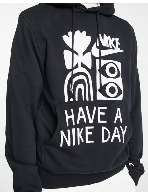 Nike Have a Nike Day hoodie in black