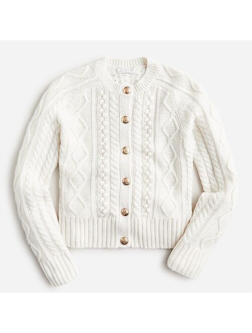 J.Crew Cable-knit cardigan