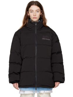 MARTINE ROSE Black Tommy Jeans Edition Insulated Puffer Jacket