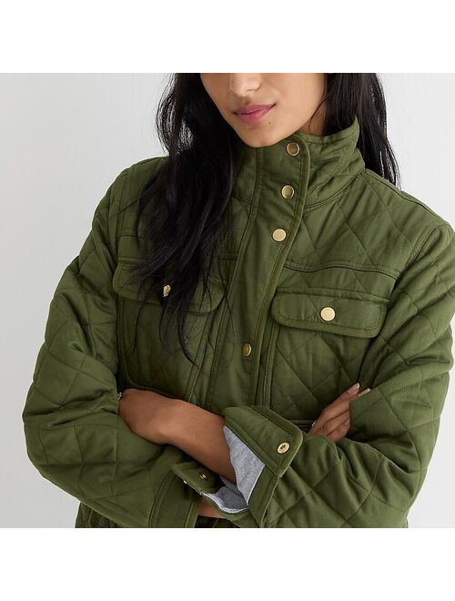 J.Crew New quilted downtown field jacket