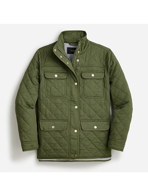J.Crew New quilted downtown field jacket