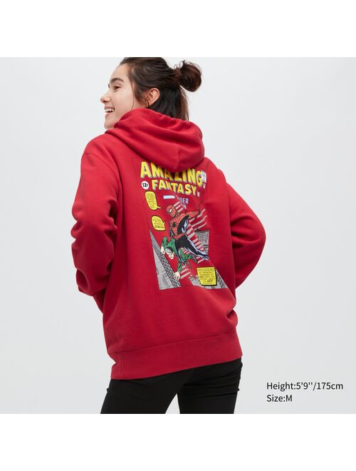 UNIQLO Spider-Man 60th Anniversary Amazing Years Long-Sleeve Sweat Pullover Hoodie