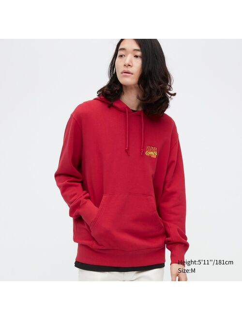 UNIQLO Spider-Man 60th Anniversary Amazing Years Long-Sleeve Sweat Pullover Hoodie
