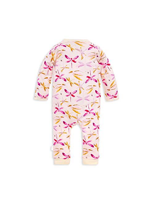 Burt's Bees Baby Baby Girls' Romper Jumpsuit, 100% Organic Cotton One-Piece Coverall