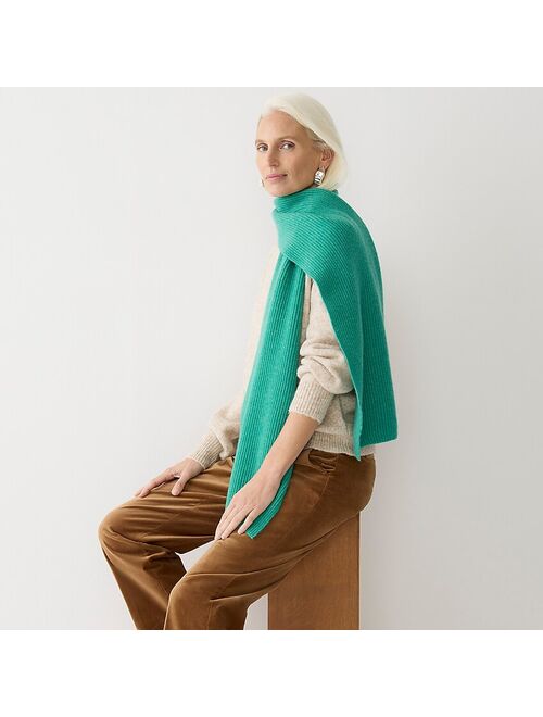 J.Crew Ribbed cashmere scarf