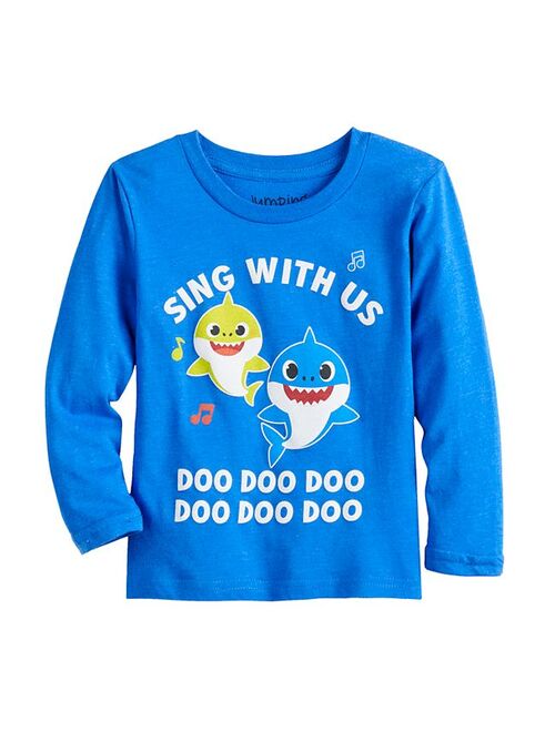 Toddler Boy Jumping Beans Baby Shark Sing With Us Tee