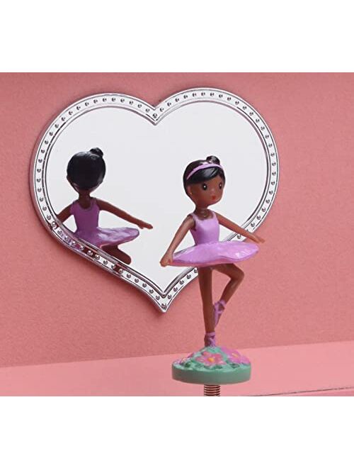 Jewelkeeper Ballerina Music Box & Little Girls Jewelry Set - 3 Ballerina Gifts for Girls - Little Queen Design