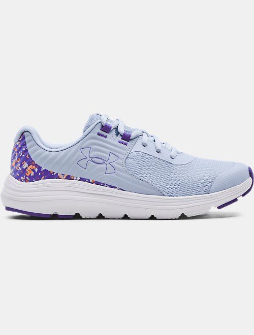 Under Armour Girls' Grade School UA Outhustle Print Running Shoes