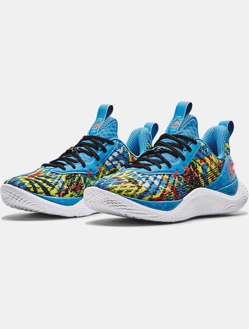 Under Armour Unisex Curry Flow 10 'Sour Then Sweet' Basketball Shoes