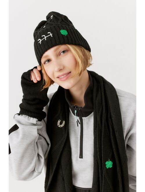 Urban Outfitters Bella Embroidered Beanie