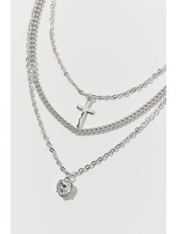 Lucy Cross Layer Necklace