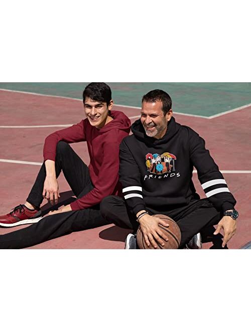 Fashion Friend Sweatshirt Hoodie Women Graphic Hoodies Pullover Funny Hooded Sweater Tops Clothes