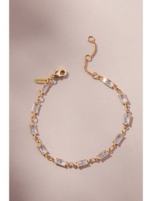 By Anthropologie Rectangle Chain Bracelet