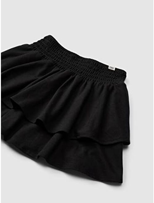 happy nation Ruffle Skirt (Regular & Plus Size)