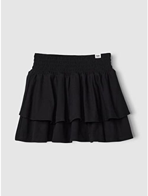 happy nation Ruffle Skirt (Regular & Plus Size)
