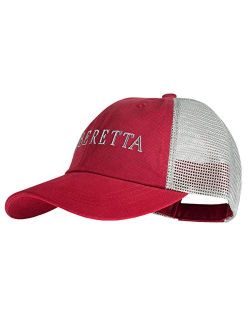 Beretta Men's LP Trucker Adjustable Outdoor Casual Cotton Hat with Mesh Back