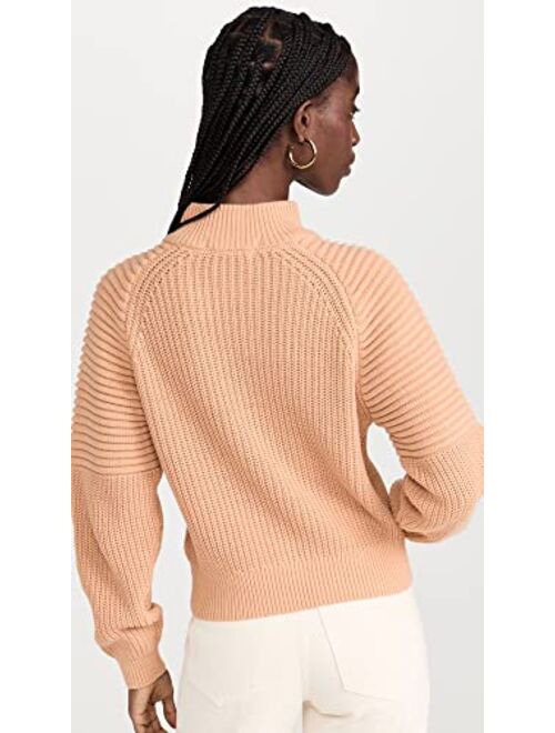 Scotch & Soda Women's Half-Zip Relaxed Fit Pullover