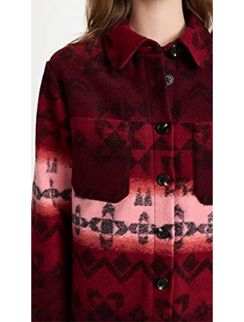 Scotch & Soda Women's Jacquard Shirt Jacket