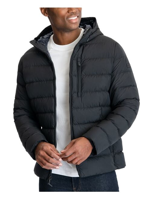 MICHAEL KORS Men's Hooded Puffer Jacket, Created For Macy's