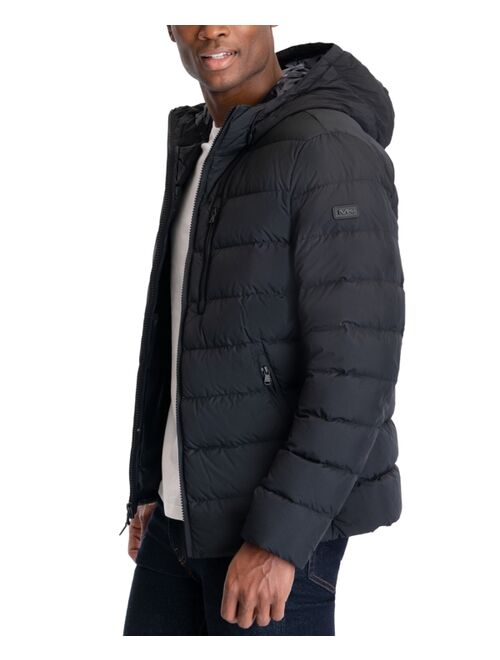 MICHAEL KORS Men's Hooded Puffer Jacket, Created For Macy's