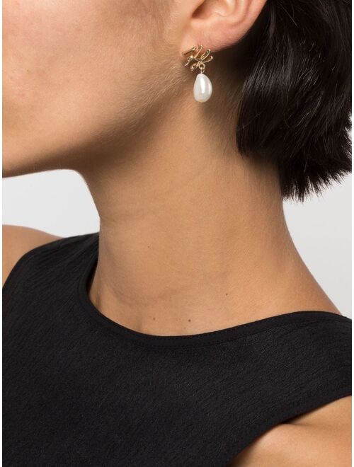 Karl Lagerfeld K/Autograph pearl drop earrings