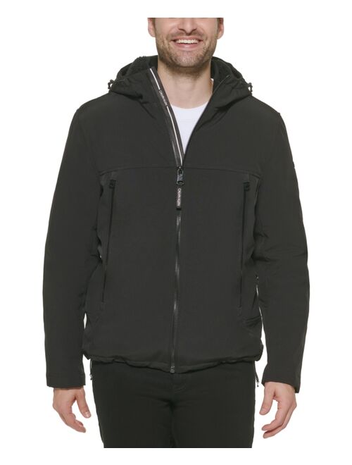 CALVIN KLEIN Men's Sherpa Lined Infinite Stretch Soft Shell Jacket