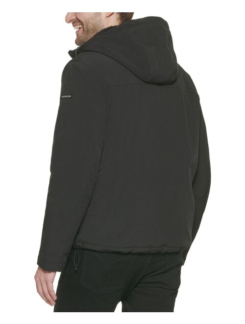 CALVIN KLEIN Men's Sherpa Lined Infinite Stretch Soft Shell Jacket
