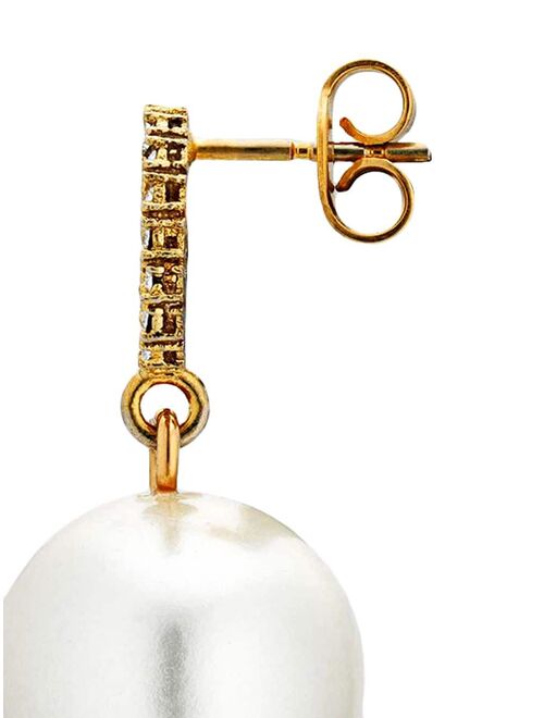 Gucci GG faux pearl earrings