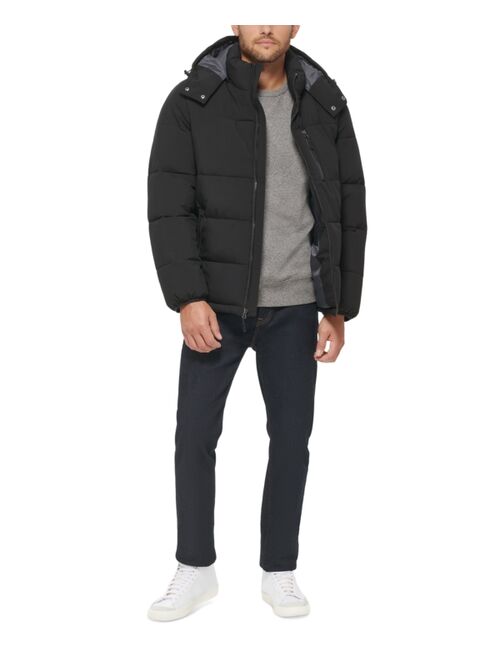 CLUB ROOM Men's Stretch Hooded Puffer Jacket, Created for Macy's