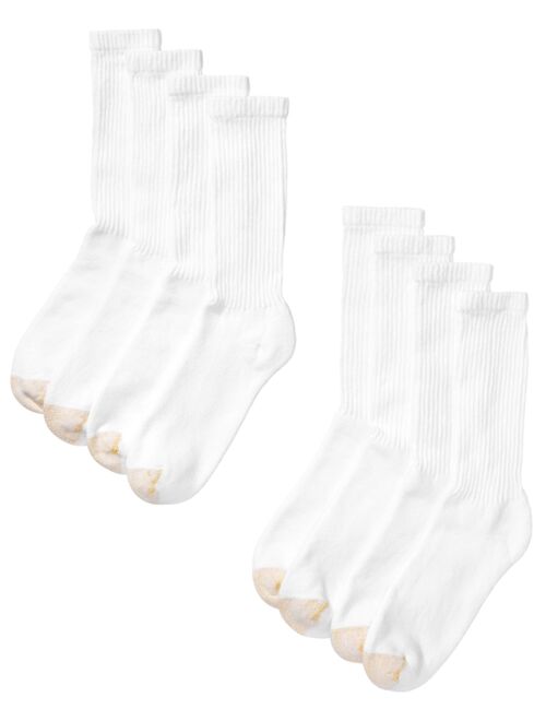 Gold Toe Men's 8-Pack Athletic Crew Socks