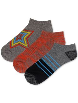 Men's 3-Pk. Outline Star Low Cut Socks