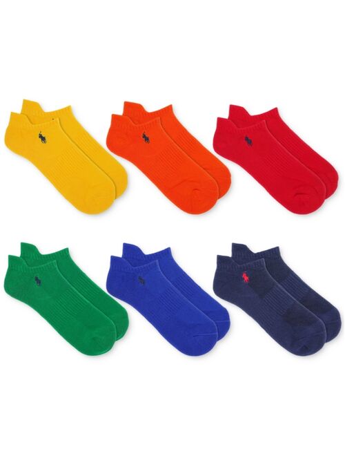 Polo Ralph Lauren Men's 6-Pk. Performance Colorful Low Cut Socks