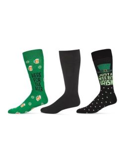 Men's St. Patrick's Day Assortment Socks, Pack of 3